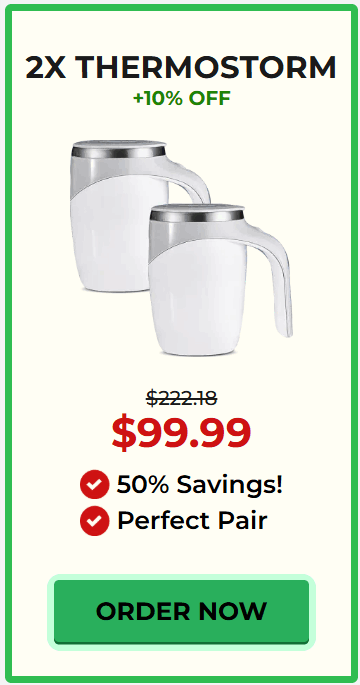 ThermoStorm Self Stirring Mug sale